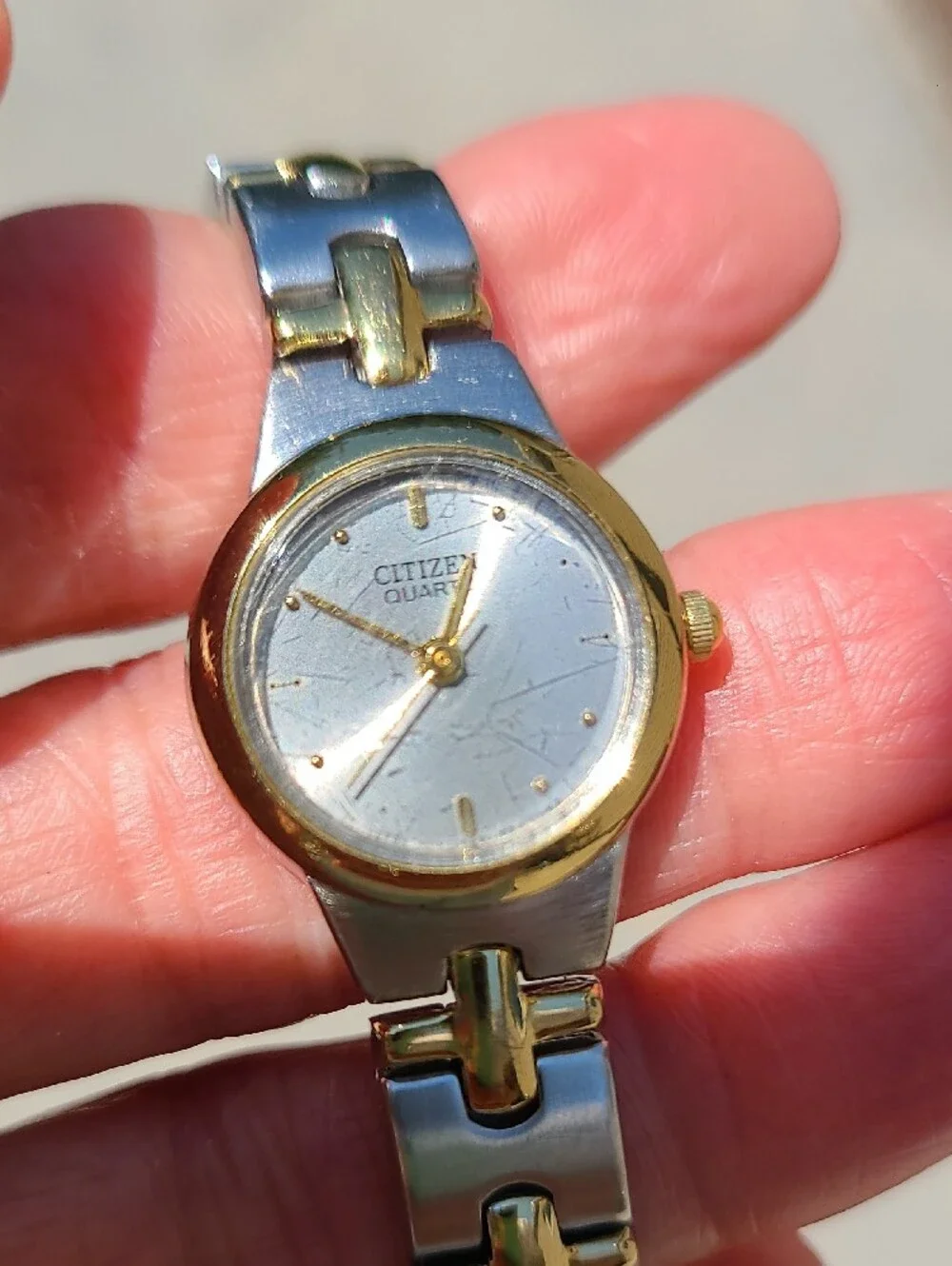 Citizen Two-Tone Gold and Silver Women's Bracelet Watch
